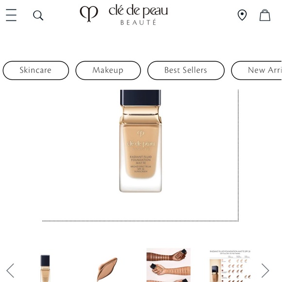 Cle De Peau ~ Radiant fluid foundation Matte. SPF 20. Color O50 Tan Ocher. 35ml. - Picture 4 of 8